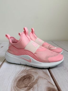 Nike Girls Pink Flex Runner Slip On Tennis Shoes Size 2.5 Pink